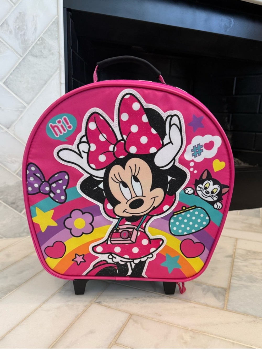 Disney Pink Travel Rolling Luggage Carry-on